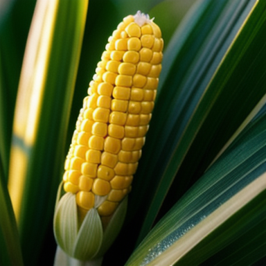 Green corn cob