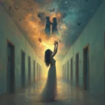 Mulher sonhando com casal