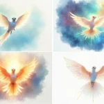 Vários pássaros em formato de sonho