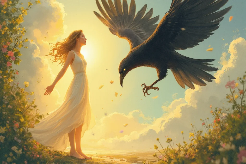 Sonhar com Pássaro Preto atacando