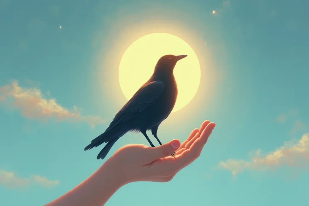 Sonhar com Pássaro Preto manso