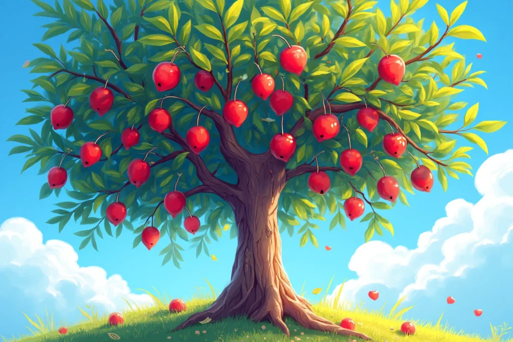 Sonhar com Pé de Acerola Carregado